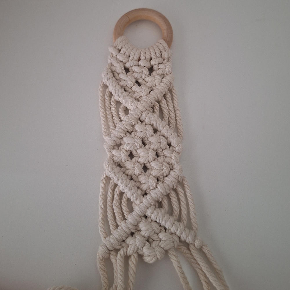Wood and Macrame shelves - Picture 3 of 3